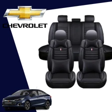 For all Chevrolet car seat covers 9 pcs front rear premium odorless eco leather