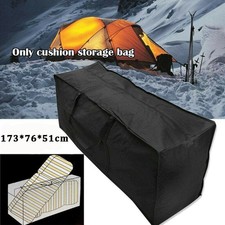 Garden Cushion Storage Bag 173x76x51cm 210D Oxford Fabric Large Protective Patio