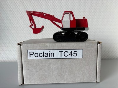 Poclain TC45  Kettenbagger mit Tieflöffel  Bourbon  1:43  OVP