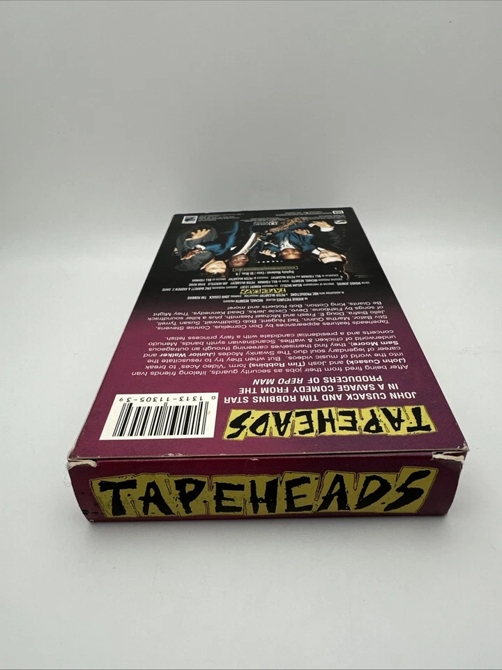 Tapeheads (VHS Tape 1988) John Cusack, Tim Robbins, Cult Comedy OOP Rare HTF FS - Image 3 of 4