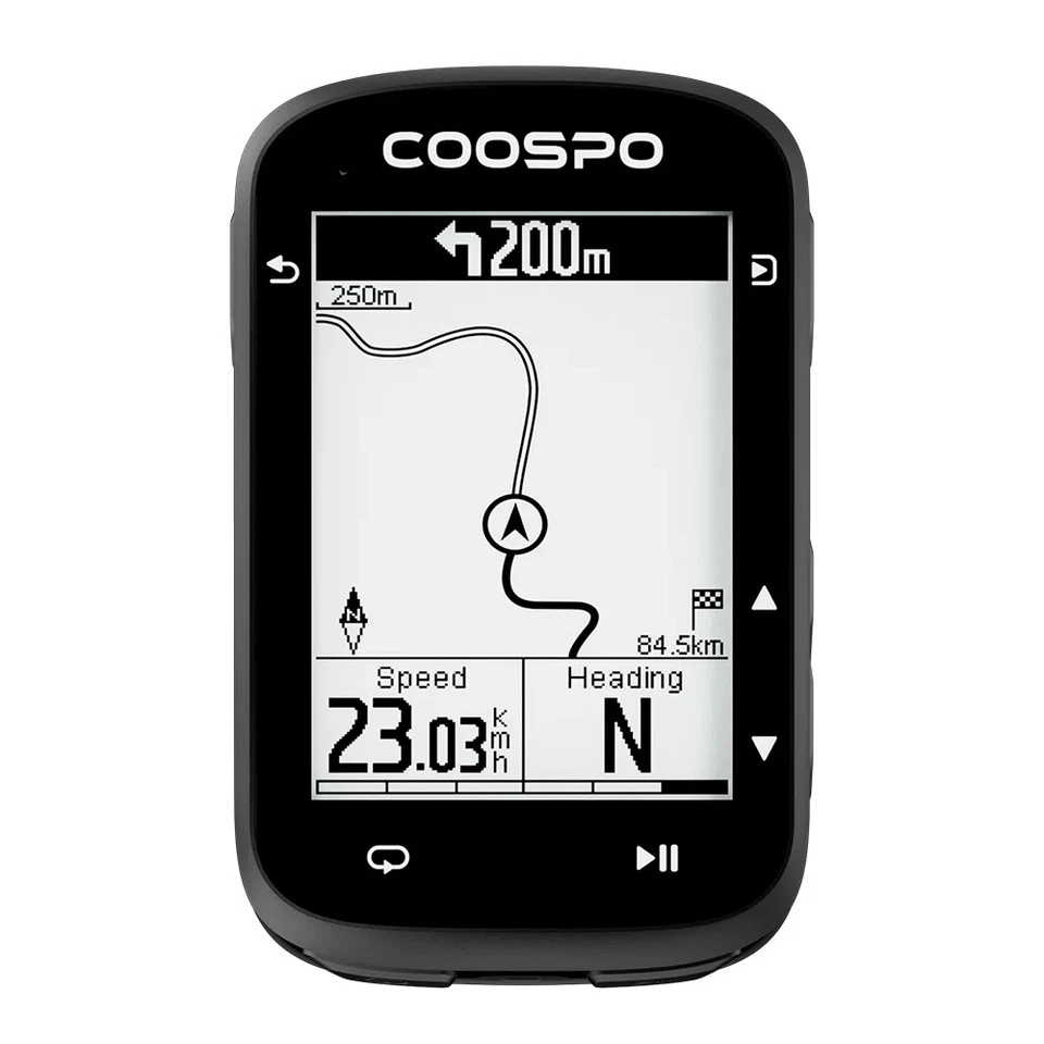 GPS Bike Computer Cycle Wireless Speedometer Bicycle Digital Stopwatch Odometer - Image 2 of 4