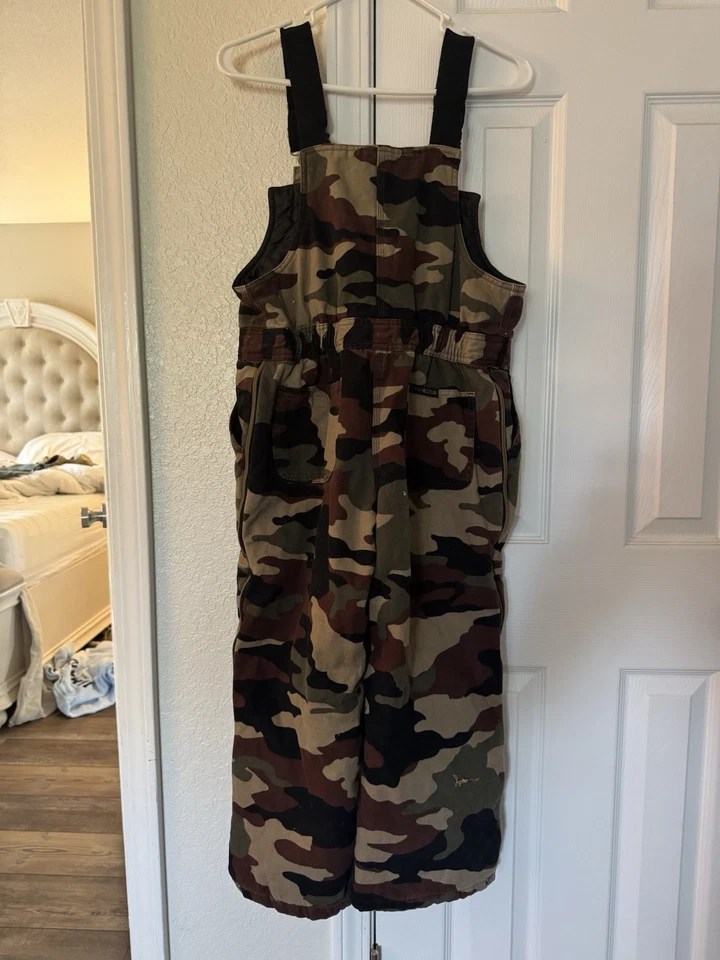 Walls Blizzard Pruf Insulated Coveralls Youth 12/14 Regular Vintage Camo - Image 4 of 4