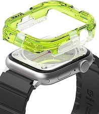 White dual-layer bumper case for Apple Watch