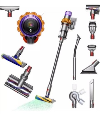  NEW Dyson V15 Detect Total Clean Extra Cordless Stick Vacuum Cleaner (DBB)