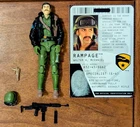 GI JOE Cobra NM/M Rampage 2009 V3 Complete, File Card 30th Heavy Metal Rhino Dvr