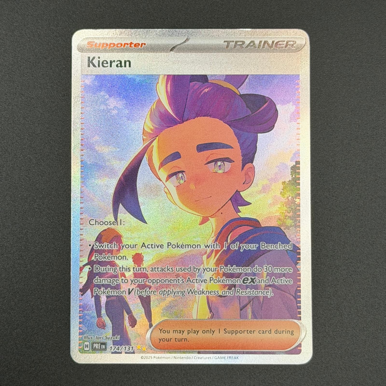 Kieran 174/131 Special Illustration Rare Prismatic Evolutions Pokemon HOLO NM