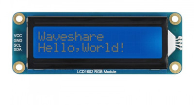 Waveshare LCD1602 I2C 16x2 Display Modul - 1602A Bildschirm für Arduino Raspberry P