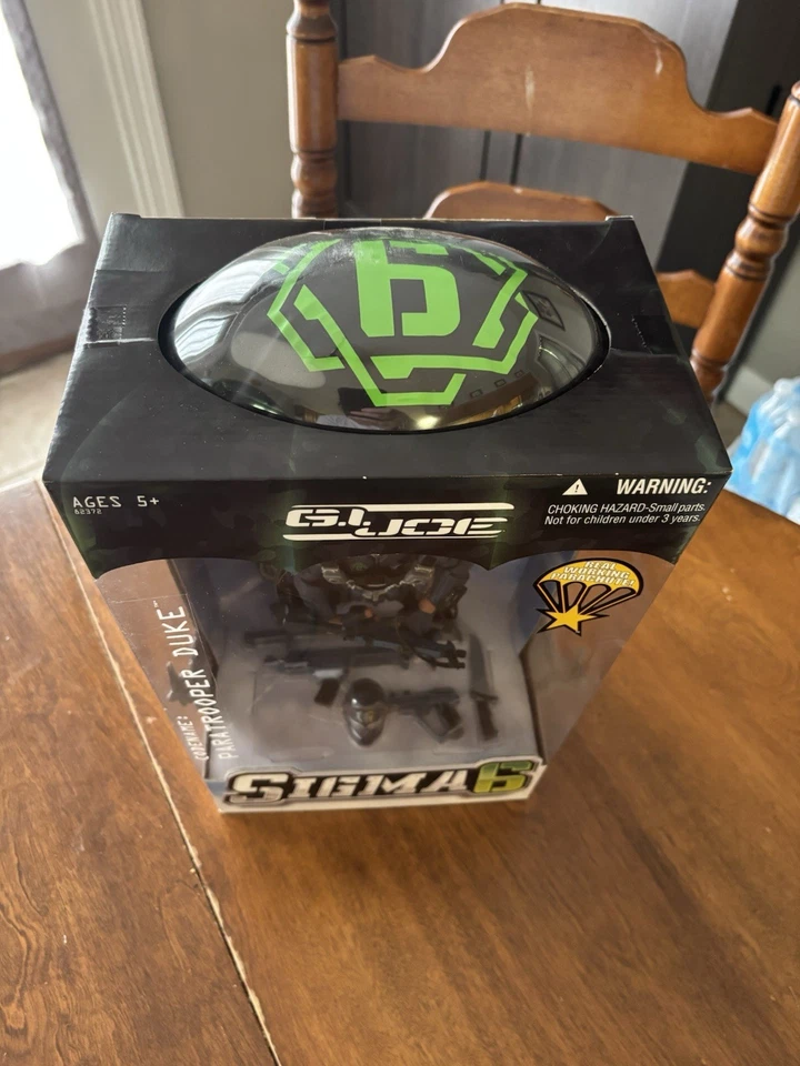 Hasbro G.I. Figura de acción Joe Sigma 6 Paracaidista Duke con paracaídas funcionando nueva Foto 2 de 4