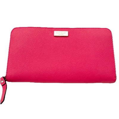 Kate Spade Zip Around Leather Continental Neda Laurel Way Wallet