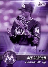 2017 Topps Bunt Dee Gordon #149 Purple SP /25