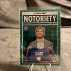 2025 Panini Mosaic - Notoriety Jaxson Dart #11 Green Mosaic Prizm (RC)