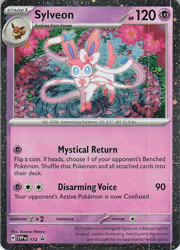 Sylveon - (Cosmos Holo) Promo SV: Scarlet & Violet Promo Cards 172 NM Holo