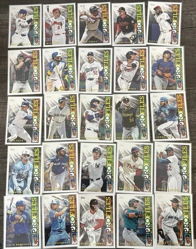 2026 Topps Series One - Profiles By Ken Griffey Jr. - FULL SET - 25 Cards