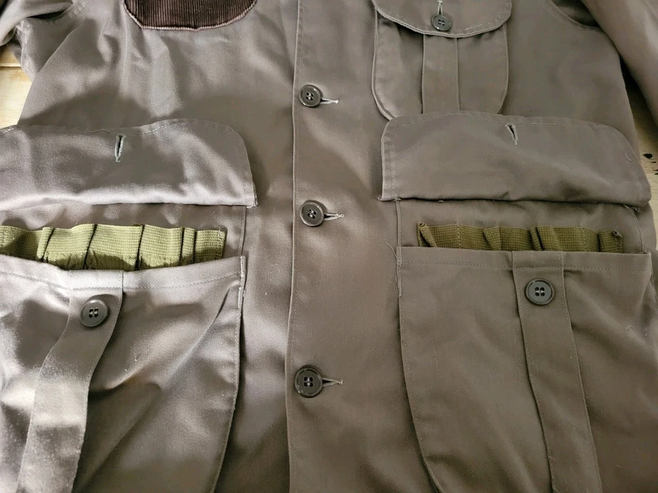 DE COLECCIÓN 1950 BOB Allen caza tiro chaqueta abrigo juego hombre talla med  Foto 4 de 4