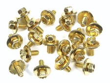 Toyota Body Bolts- M6-1.0 X 16mm Long- 10mm Hex- 19mm Washer- 20 Bolts- 170