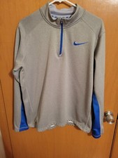 Nike Therma-Fit Men's 1/4 Zip Pullover Gray Size Large