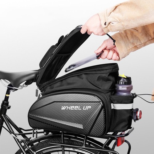 Mountain Bike Cycling Rear Seat Rack Trunk Bag Pack Pannier Carrier 17L / 35L - Picture 11 of 24