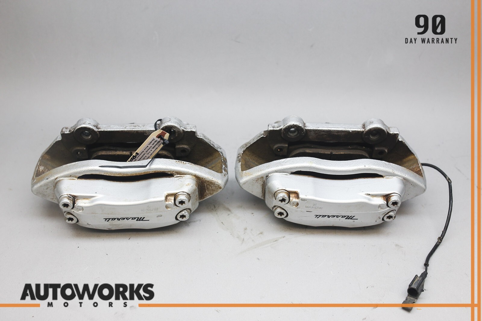 05-08 Maserati Quattroporte M139 Front Right & Left Brake Caliper Brembo Set OEM