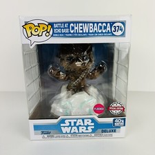 Funko Pop! Star Wars Battle at Echo Base: CHEWBACCA 374 Flocked Special Edition
