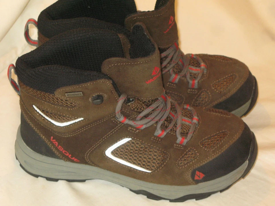 Vasque Breeze III Waterproof Hiking Boots Children Size 6 EUR 38 Brown Leather - Image 4 of 4