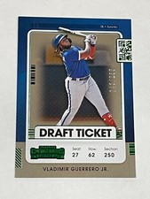 2021 Contenders Baseball Draft Green #/299- Vladimir Guerrero Jr. - Blue Jays