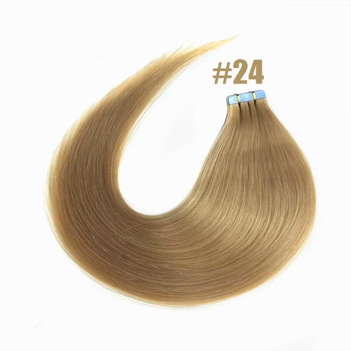 Best Quality 14''-24'' 100% Remy Russian Hair Tape In Real Human Hair Extensions - Picture 28 of 52