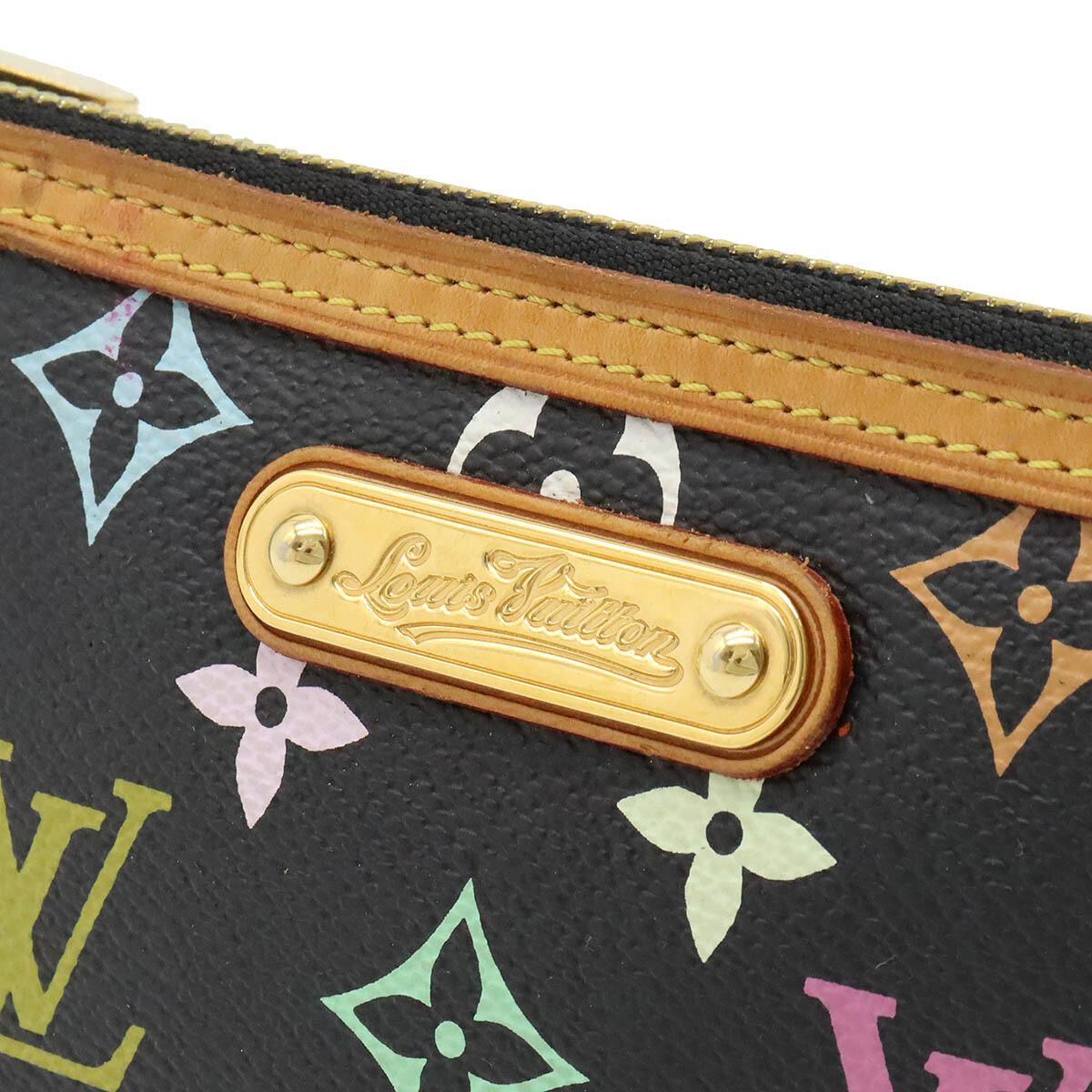 LOUIS VUITTON Monogram Multicolor Pochette Mila MM Accessory Pouch 