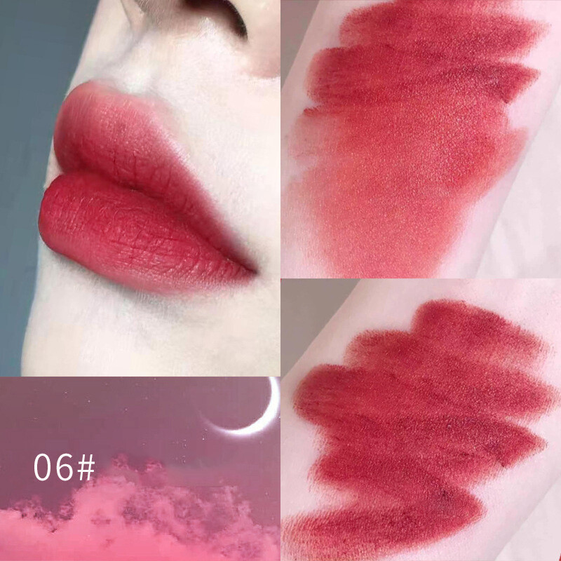 Miniling Lippenstift-Set – 6 Farben, Feuchtigkeitsspendend, Koreanischer Samt-Finish