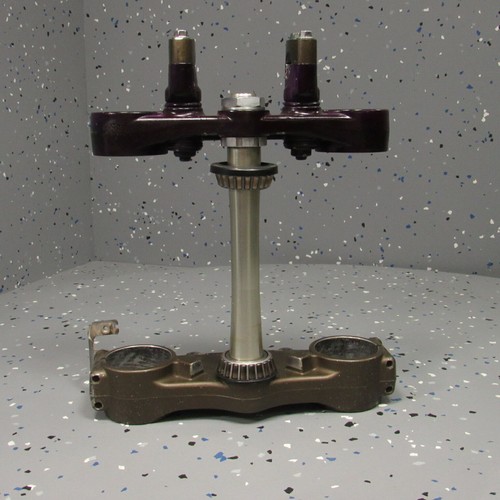 Complete Triple Tree / Fork Clamp / OEM Steering Yoke 06-08 KX250F KX 250F - Picture 3 of 12