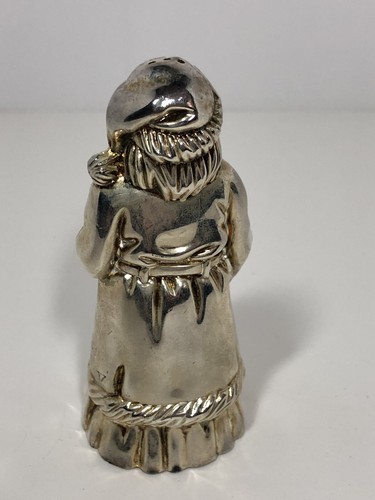 Vintage Santa Salt Shaker, GODINGER Silver Treasures. Silver Plated - Lot Of 1 - Picture 3 of 6