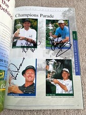 2000 Volvo PGA Championship Programme HAND SIGNED by 20 Players ex Champions etc