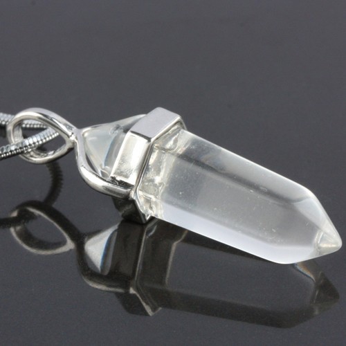 Gemstone Pendulum Stone Pendant Charms Amethyst/Opal /Howlite Turquoise/Agate - Picture 5 of 15