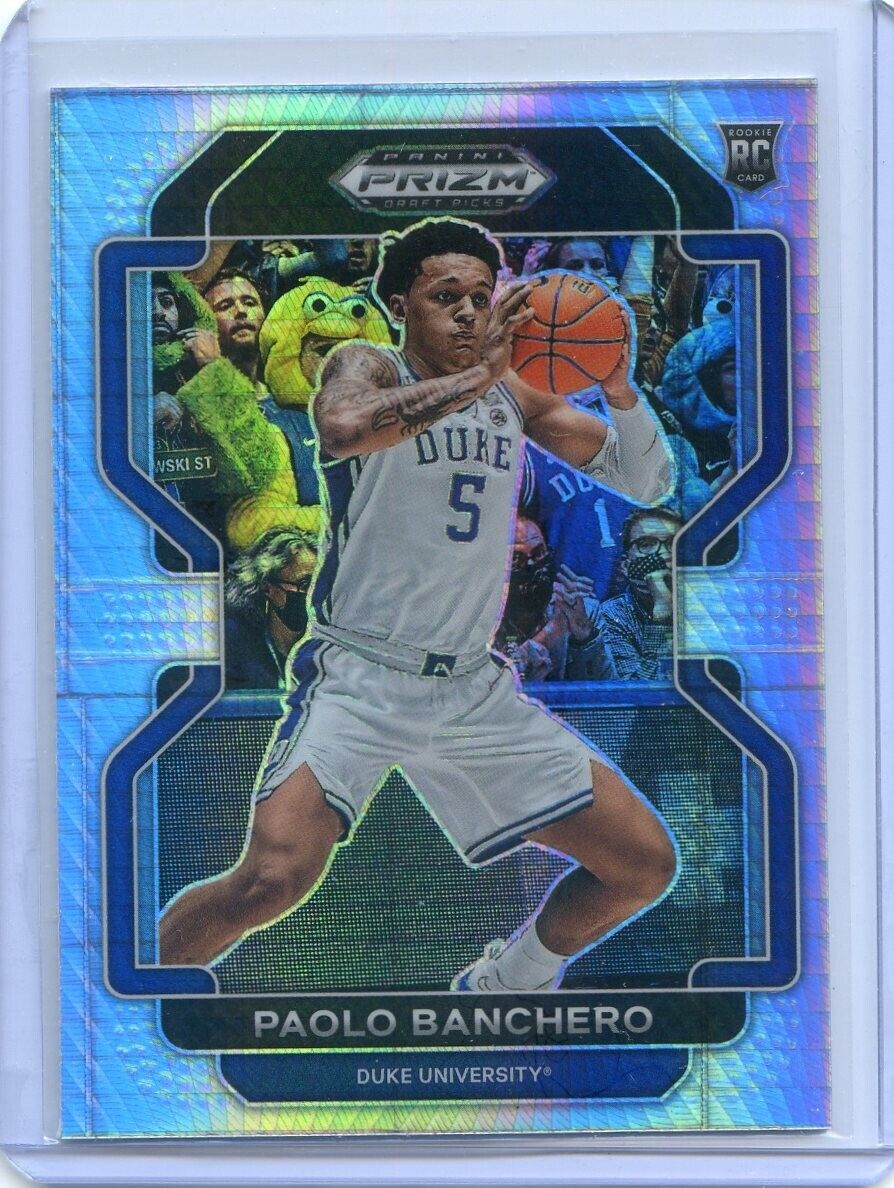 2022-23 Panini Prizm Draft Picks PAOLO BANCHERO RC ROOKIE #52 SILVER HYPER  PRIZM