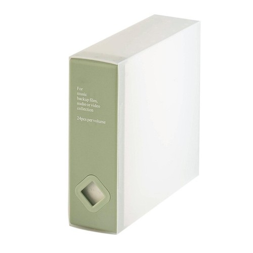 24 CDs Storage Case Scratch Resistant CDs Holder Keeps Discs Safe From Dusts - Afbeelding 9 van 12