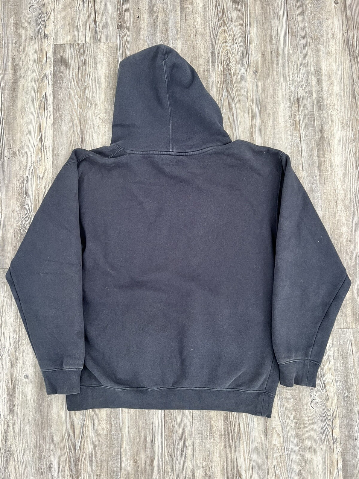 CCS Skateboard Faded Navy Hoodie Pullover Blank Size Large F1