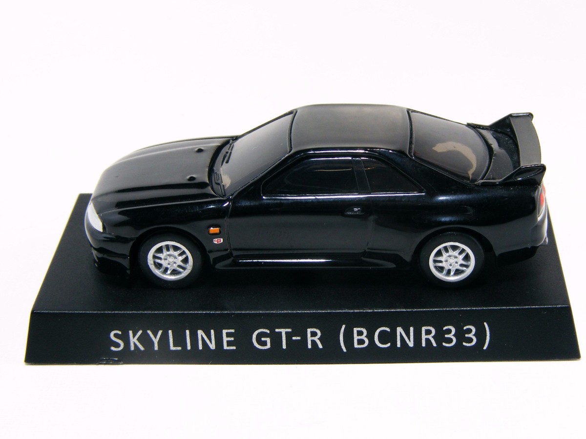 Nissan Skyline GT-R (BCNR33) ミニカー Nissan Skyline GT-R (BCNR33) Silver and Blue Fast & Furious