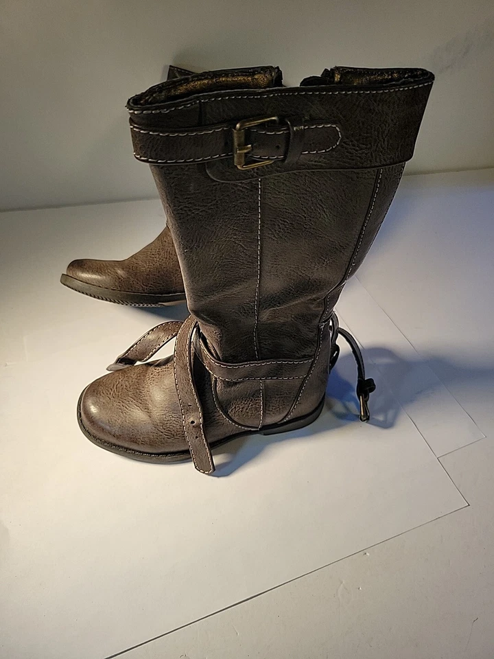 Kenneth Cole Niñas Kennedy Botas Altas Marrón Talla 7 Foto 2 de 4