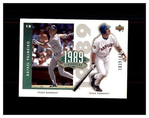 RAFAEL PALMEIRO YOU PICK SEE EVERY CARD RC, INSERTS HIGH GRADE CARDS HUNDREDS - Picture 193 of 396