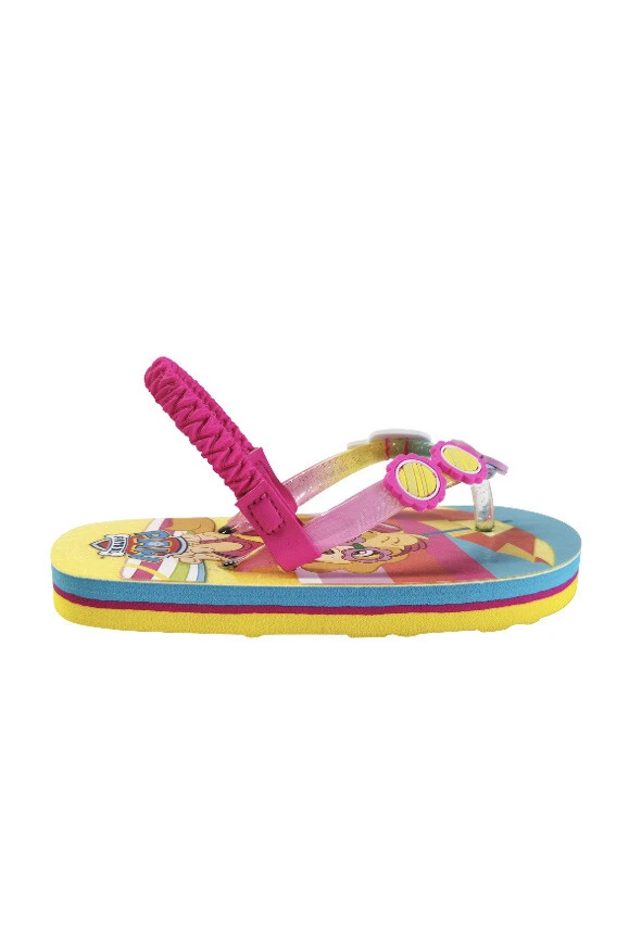 Sandalias chanclas de playa Nickelodeon Paw Patrol para niñas talla 11-12 nuevas con etiquetas Foto 3 de 4