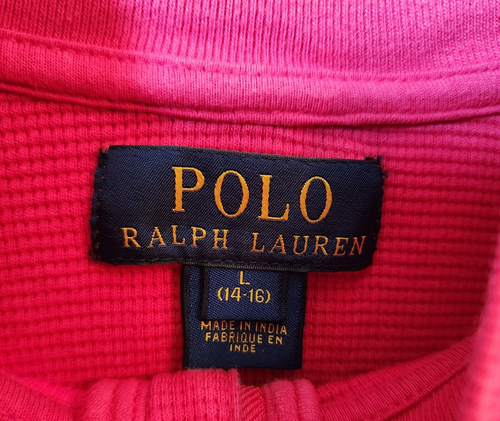 Polo Ralph Lauren 1/4 Zip Long Sleeve Pullover Sweater Youth Size L (14-16) - Picture 6 of 14