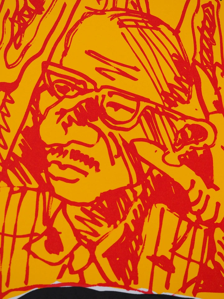 Jörg Immendorff "Orchesterhauptprobe" handsigniertes Künstlerexemplar - Bild 2 von 4