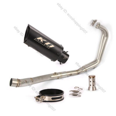 For Yamaha MT-03 2016-2025 YZF R3 Complete System Exhaust Tips Header Link Pipe