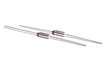 SET OF 2 THERMODISC MICROTEMP G4A01 128C 10A 250V BROWN THERMAL CUTOFF FUSES 