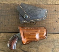 NAA .22 Mag, Custom Made Snap And Formed Holster 2 For 1 Price 1 1/8 Barrel