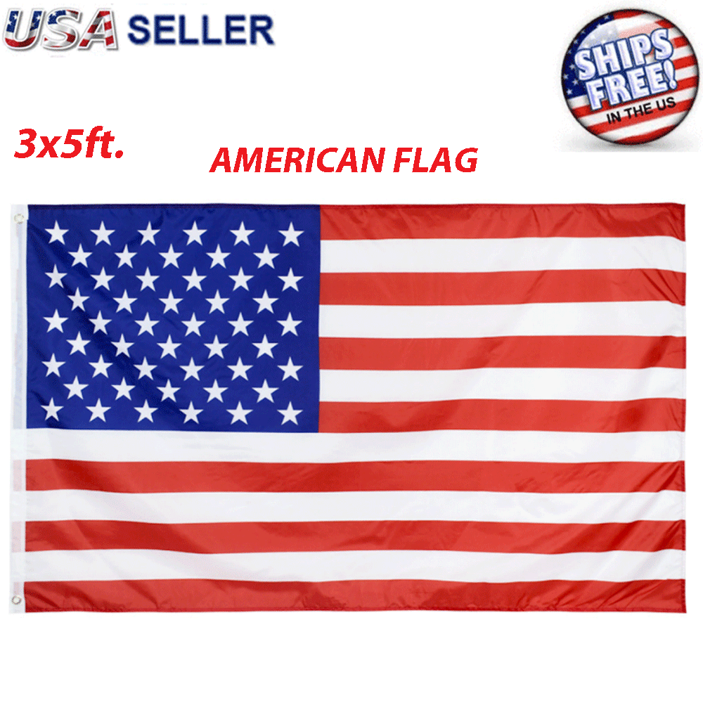 Shop72 ZZFLG210D3X5 American Flag for sale online | eBay