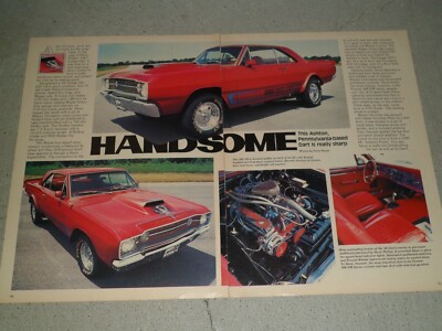 1968 DODGE 340 CID V8 article / ad