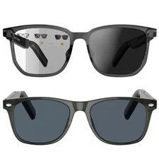 Smart Glasses Bluetooth Polarized Sunglasses Speaker Voice Assistant Headphones