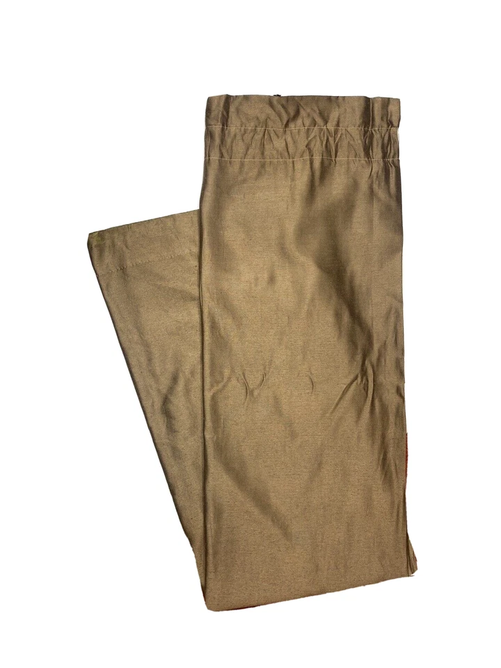 Vintage Set 12 Curtains Drapes Brown JC Penney Brown Long Rare Window Treatments - Image 2 of 4