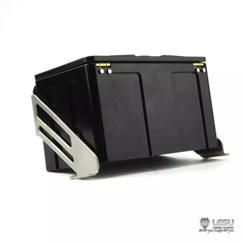 LESU Metal Tool Box 93MM for Tamiya 1/14 RC Tractor Truck Car Model Dumper DIY - Image 4 of 4