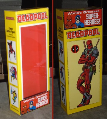 MEGO 8'' DEADPOOL CUSTOM BOX ONLY